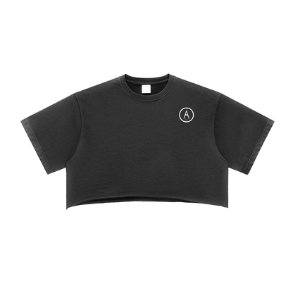 Women's AGX Snow Washed Crop Top Monotone